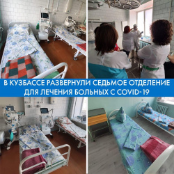 В Прокопьевске открылось седьмое отделение  на 115 мест для лечения больных с COVID-19