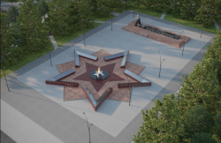 Киселевскую площадь Победы с мемориалом «Мужеству посвящается» ждет реконструкция