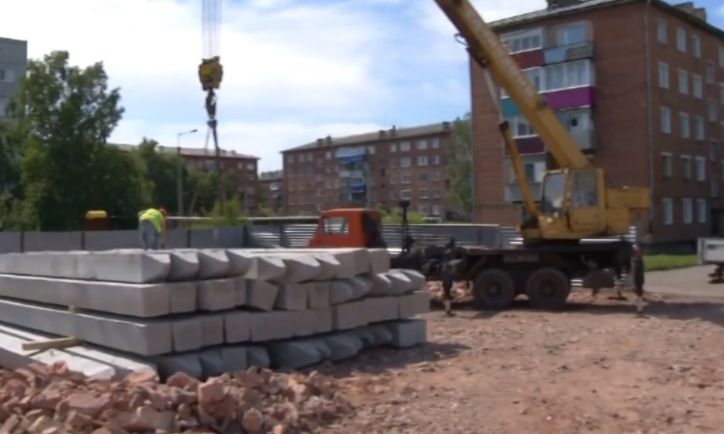 В пос. Карагайлинский строится 3-этажный многоквартирный дом