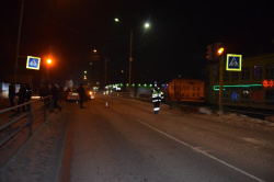 В Киселевске водитель Тойоты сбил на пешеходном переходе пожилую женщину и ребенка