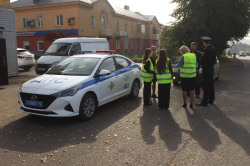 В Прокопьевске сотрудники Госавтоинспекции подвели итоги Единого дня безопасности дорожного движения