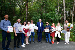 Губернатор Сергей Цивилев наградил самых активных представителей молодежи КуZбасса