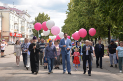 В Киселевске состоялся городской парад семей