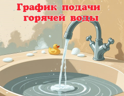 График подачи горячей воды коммунальными котельными города в летний период 2025 года (по районам города)