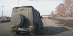 В Кемерове по материалам «Мобильного патруля» водителя «Мерседеса» оштрафовали за выезд на встречную полосу