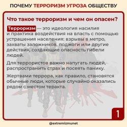 Терроризм угроза общества