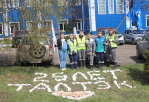  Члены Совета молодежи компании ГК ТАЛТЭК заложили аллею у административно-бытового комбината АО «Поляны» 