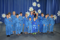 В Киселевске инспекторы ГИБДД провели урок по ПДД для юных спортсменов