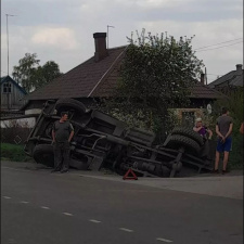 15.05.22 «Перевернулся грузовой автомобиль, район 12Шахты»