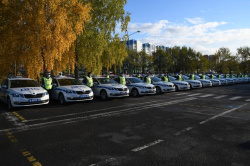 Автопарк киселевской полиции пополнился двумя служебными автомобилями «Шкода Актавия» (ВИДЕО)