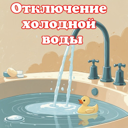 ООО "КВС" сообщает, что 21.08.2025 г.  будет прекращена подача холодного водоснабжения