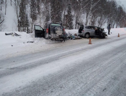 Три человека погибли в жестком ДТП на автодороге «Кузедеево - Мундыбаш - Таштагол»