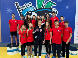 Киселевские спортсмены приняли участие в Всероссийских соревнованиях по подводному спорту «Снежные ласты»