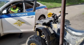В Кемеровской области инспекторы ГАИ остановили подростка на квадроцикле без прав 