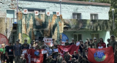 Юнармейцы сдавали нормативы ГТО в лагере под Киселевском