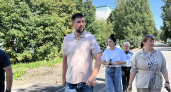 В Киселевске на улице Весенней обновляют пешеходную зону