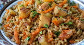Без мяса и риса, но плов: все кабачки извела на эту вкуснятину —  все с огорода, а как в ресторане