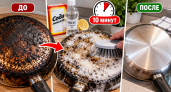 Сковородки снова выглядят как новые: простой способ размягчить застарелый нагар всего за 10 минут 