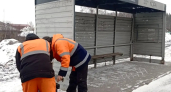 В Киселевске городские службы приводят в порядок остановки и тротуары