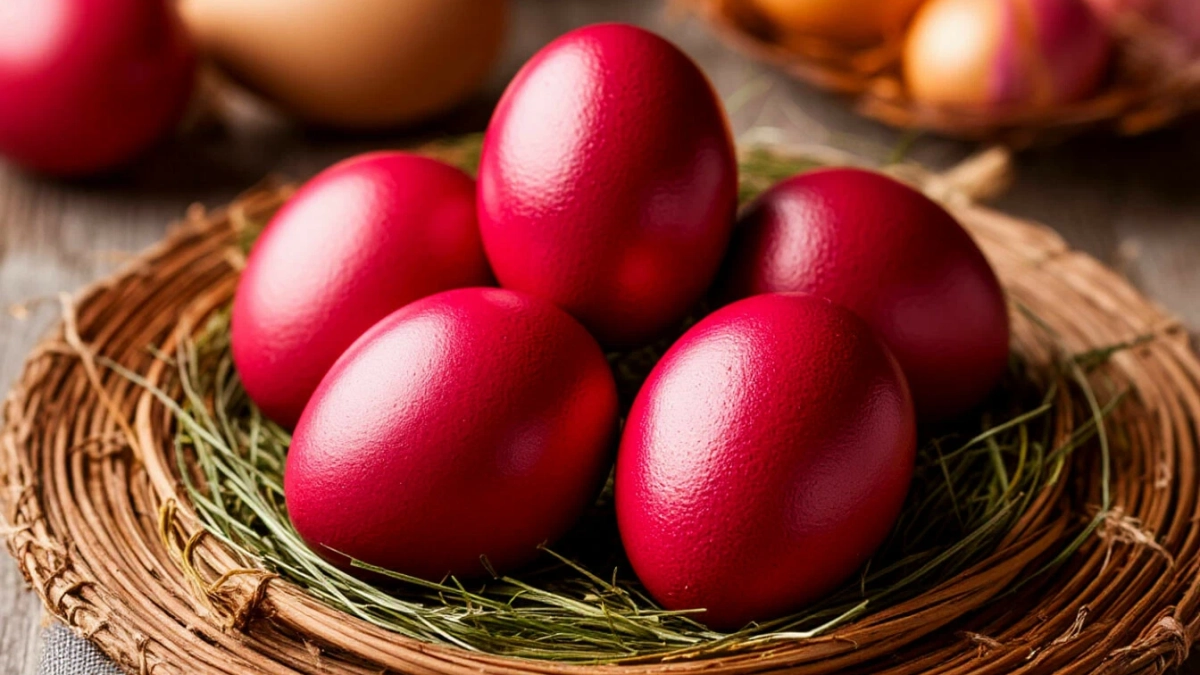 Луковая шелуха больше не в чести: крашу яйца на Пасху одним овощем — цвет роскошный и богатый