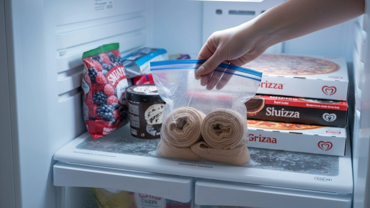 Узнала зачем нужно класть колготки в морозильник, теперь тоже так делаю: трюк который экономит мне деньги и нервы