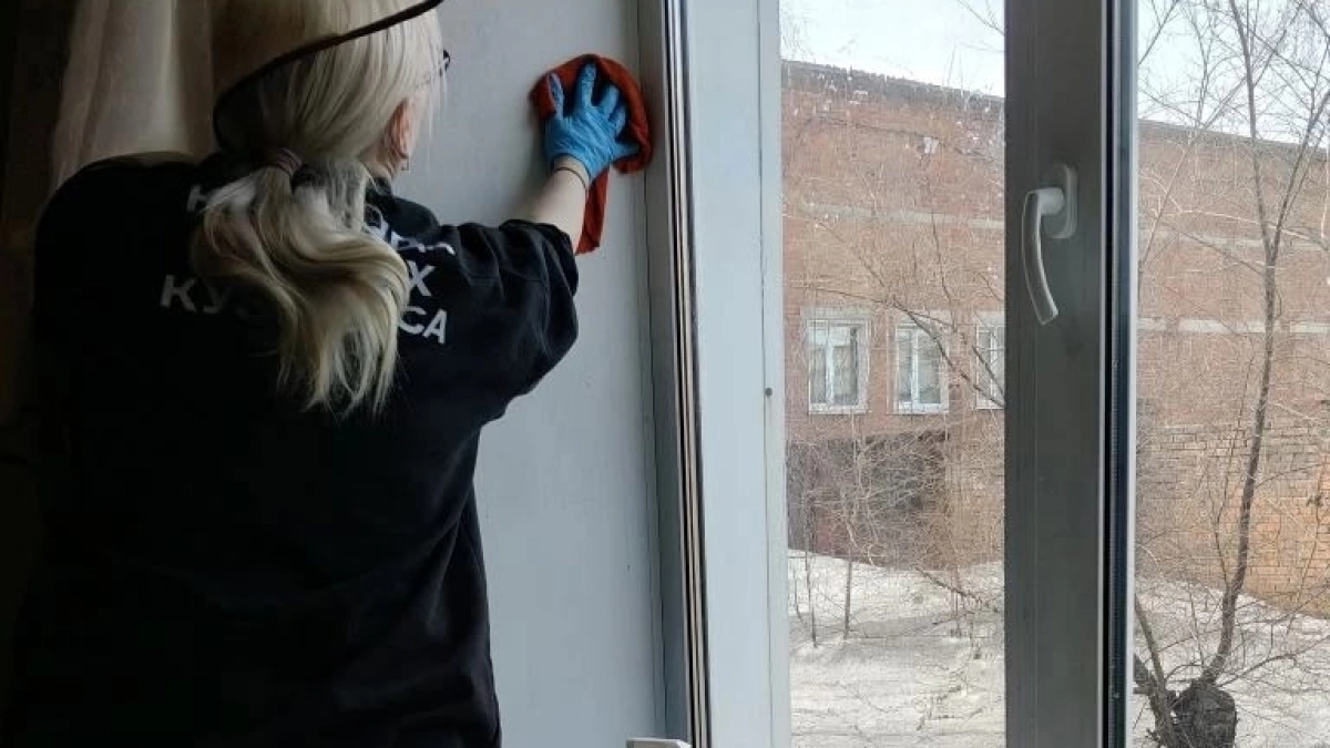 Жители Киселевска вышли на Всекузбасский субботник