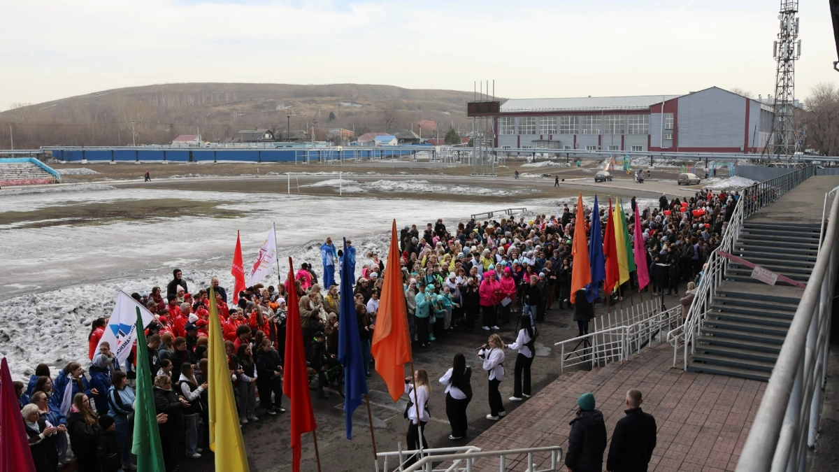 Киселёвчане объединились на всероссийской акции “10 000 шагов к жизни”