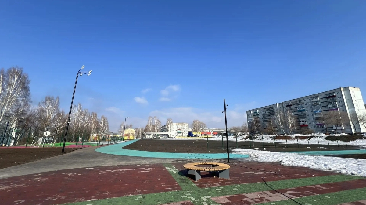 Парк “Весенний” в Киселевске готовят к уборке