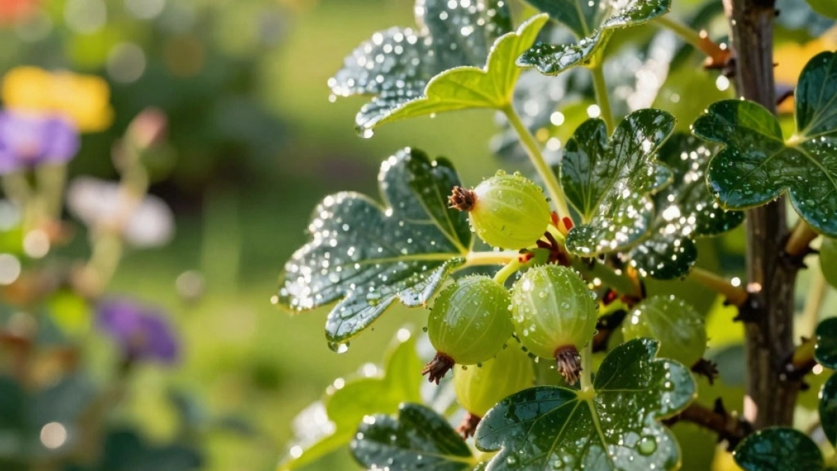 40 минут в апреле — и на все лето забыла про обработку крыжовника: растет сам по себе — ягод дает выше крыши