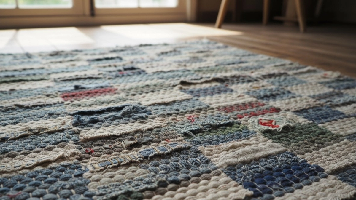 Старые вещи и веревки берегу как сокровище - плету коврики: простейшая техника, которую каждая знает с детства