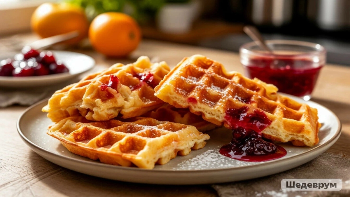 Хватит мучиться с сырниками: нежные творожные вафли — родные едят и добавочку просят