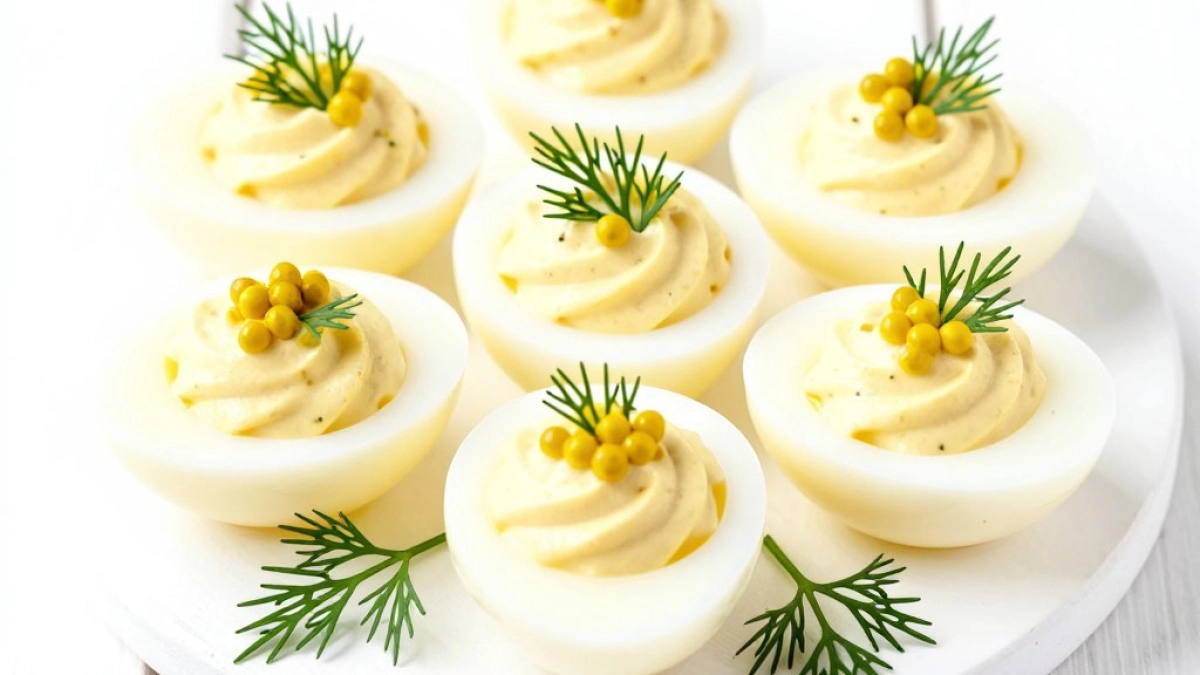Яйца а-ля рус: простая закуска, которая со стола исчезает одной из первых