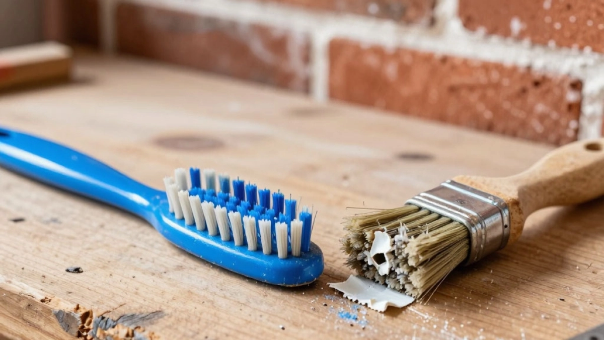 Не выбрасываю старые зубные щетки. Рассказываю, как мой муж их переделывает, чтобы использовать в хозяйстве