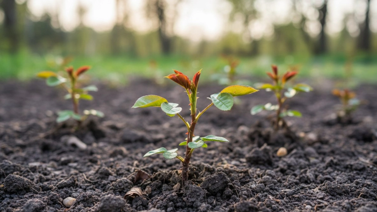 Саженцам роз в апреле - важнее воды и воздуха: 1,5 кг, 1 ложка и 30 г - грамотная схема подкормки