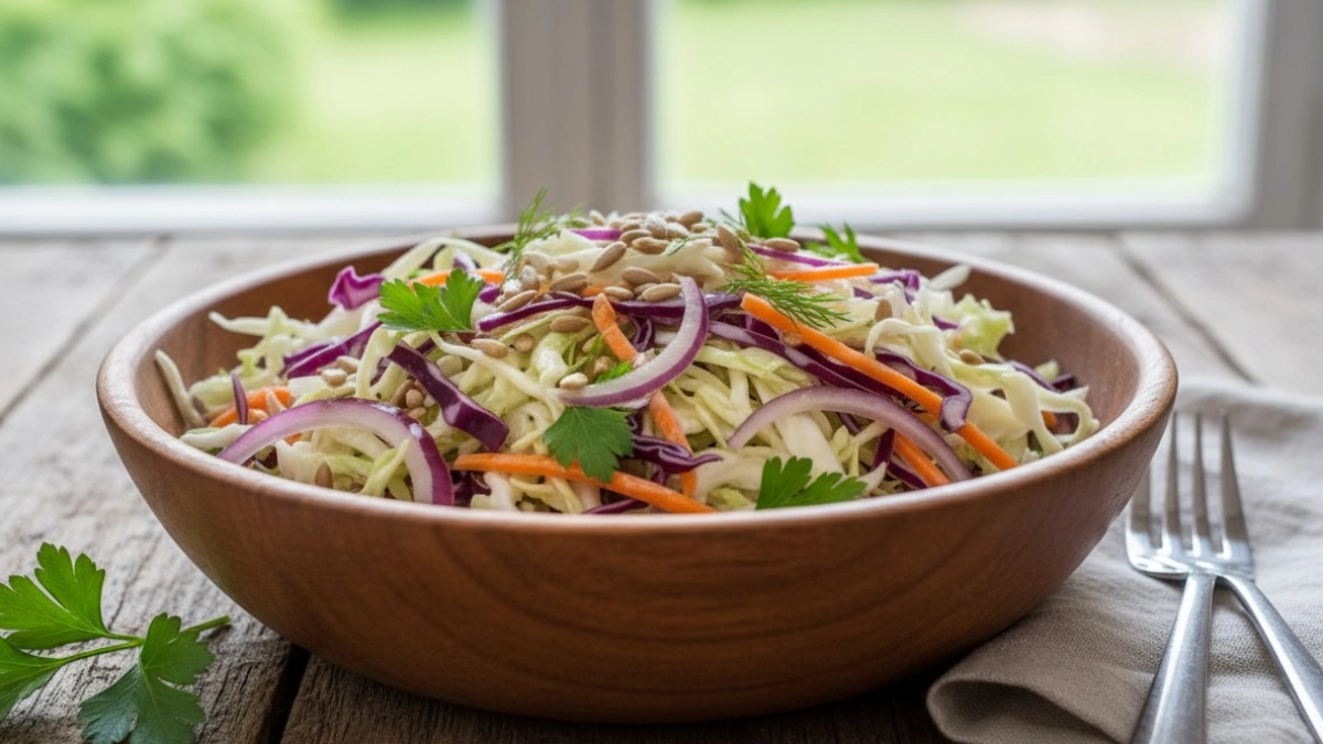 Салат из свежей капусты как в СССР: простой рецепт за 5 минут с идеальным вкусом - как из детства