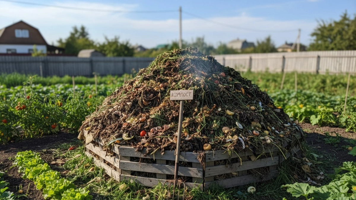 Компост проснулся: как в апреле превратить кучу отходов в “черное золото” для огорода
