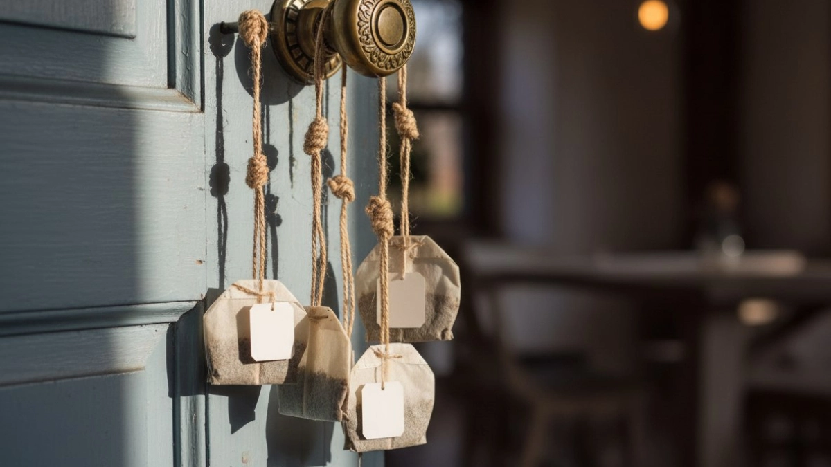 Привязала чайный пакетик к дверной ручке: соседи крутили у виска, а теперь сами пользуются этим трюком