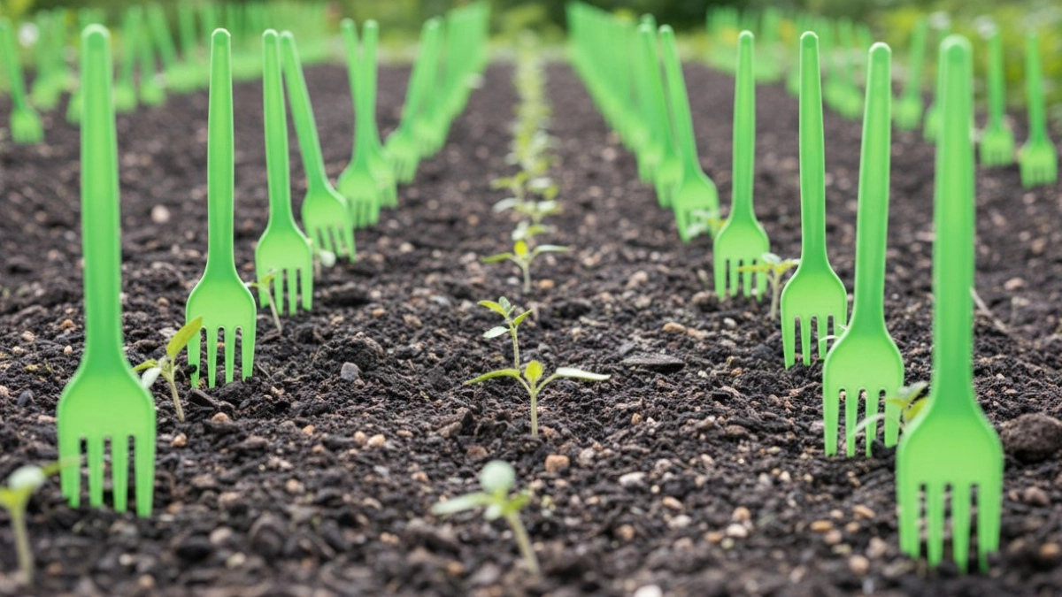 Защитить будущий урожай помогут обычные пластиковые вилки: полезный лайфхак от опытных огородников