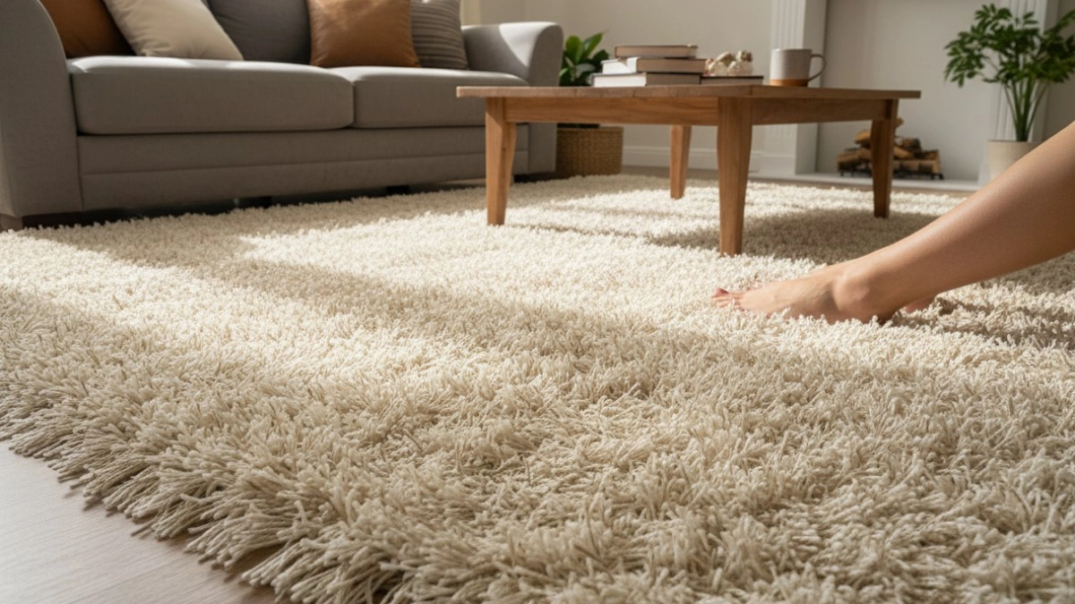 1 ст. ложка на 1 литр воды - и ковер снова как с магазина: чищу всего раз в месяц - ни пыли, ни грязи, наслаждаюсь чистотой