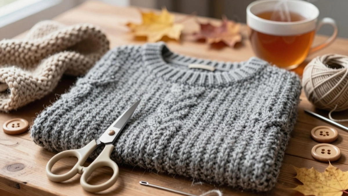 Старый свитер не выкидывайте: 10 идей, как превратить его в стильные и полезные вещи для дома и себя