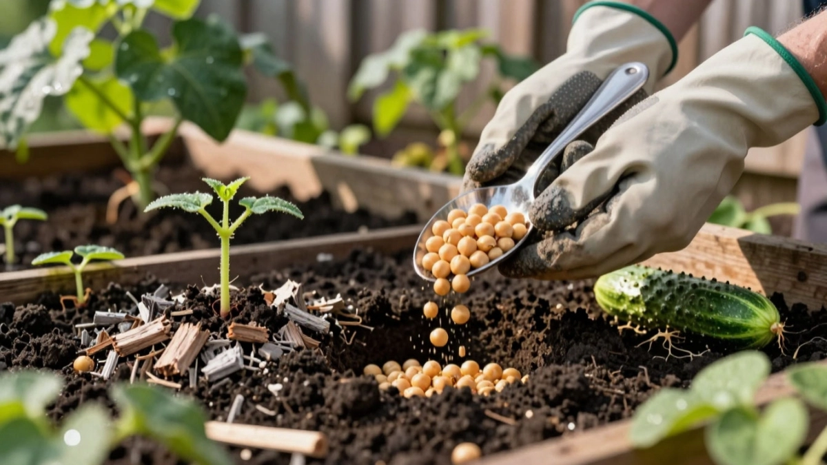 2 горошины в лунку - и огурцы включают "режим стахановца": собираем хрустящие зеленцы вплоть до самого октября