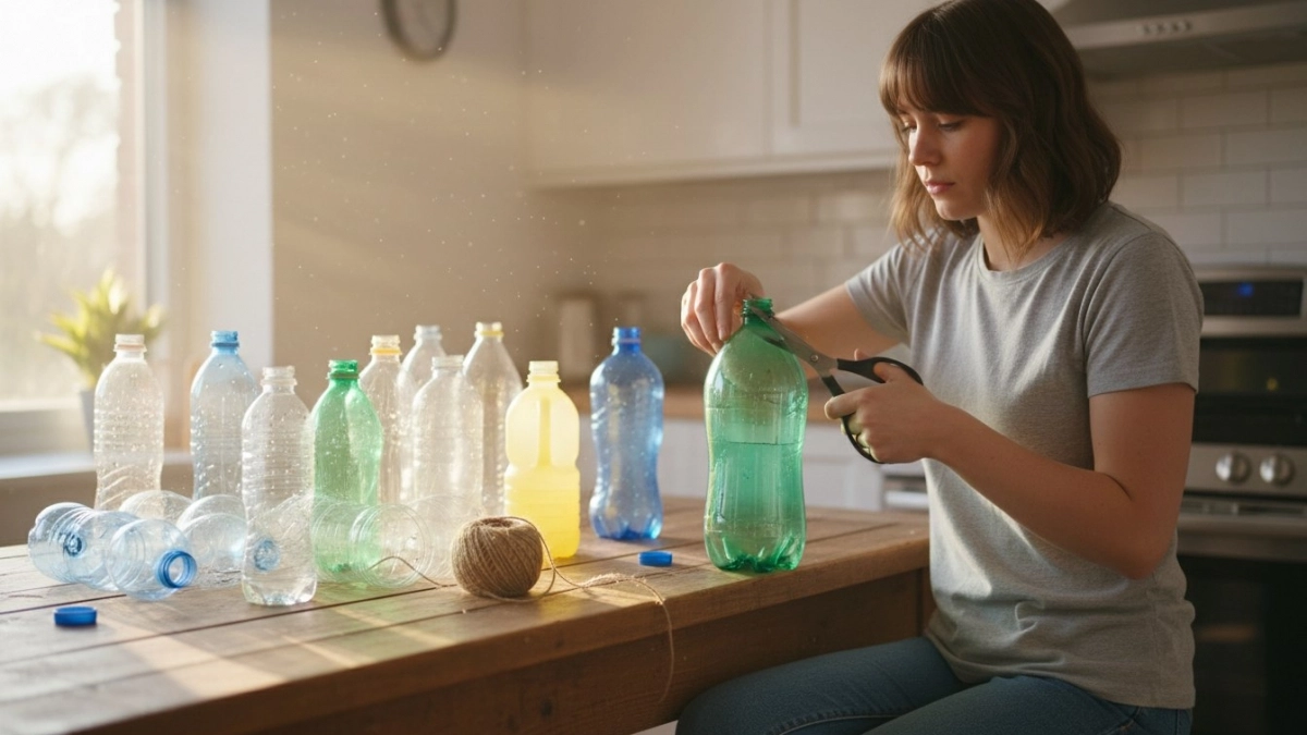 Старые пластиковые бутылки — золотая жила: 10 полезных поделок для кухни и огорода