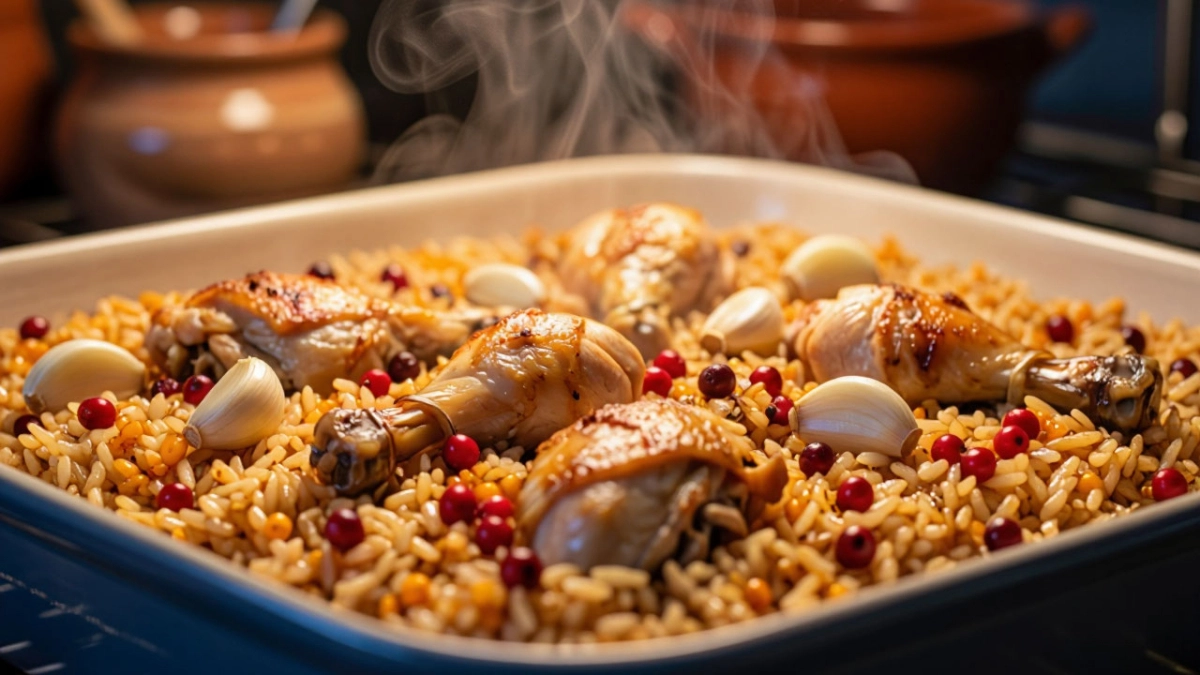 Этот ленивый плов в духовке получается вкуснее ресторанного: рис рассыпчатый, а мясо такое сочное