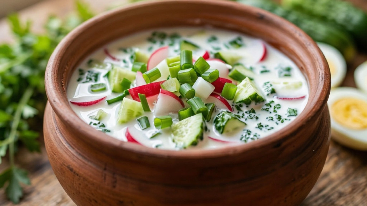 Идеальная окрошка от свекрови: такой вкусной не ела - и так все говорят. И дело в этой заправке: про настоящий окрошкин вкус