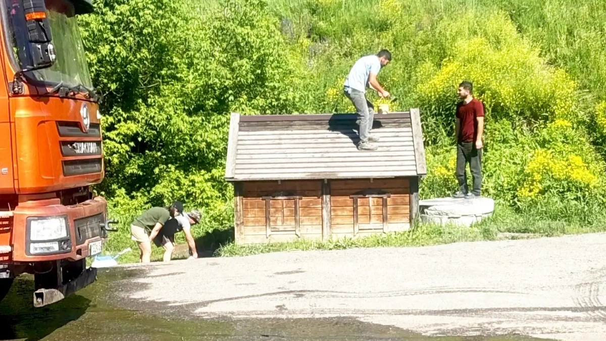 В селе Киселевского округа привели в порядок местный родник