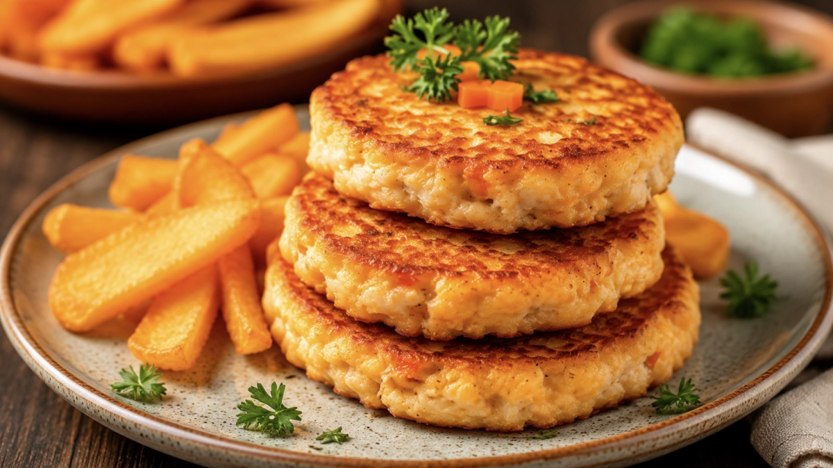 Не драники и не котлеты: курдраники с курицей и овощами для сытного обеда — нежные и супер румяные