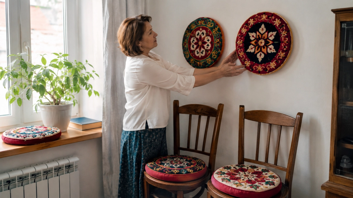 Взяла в Fix Price азиатские сидушки за копейки и сделала из них стильный декор: показываю как