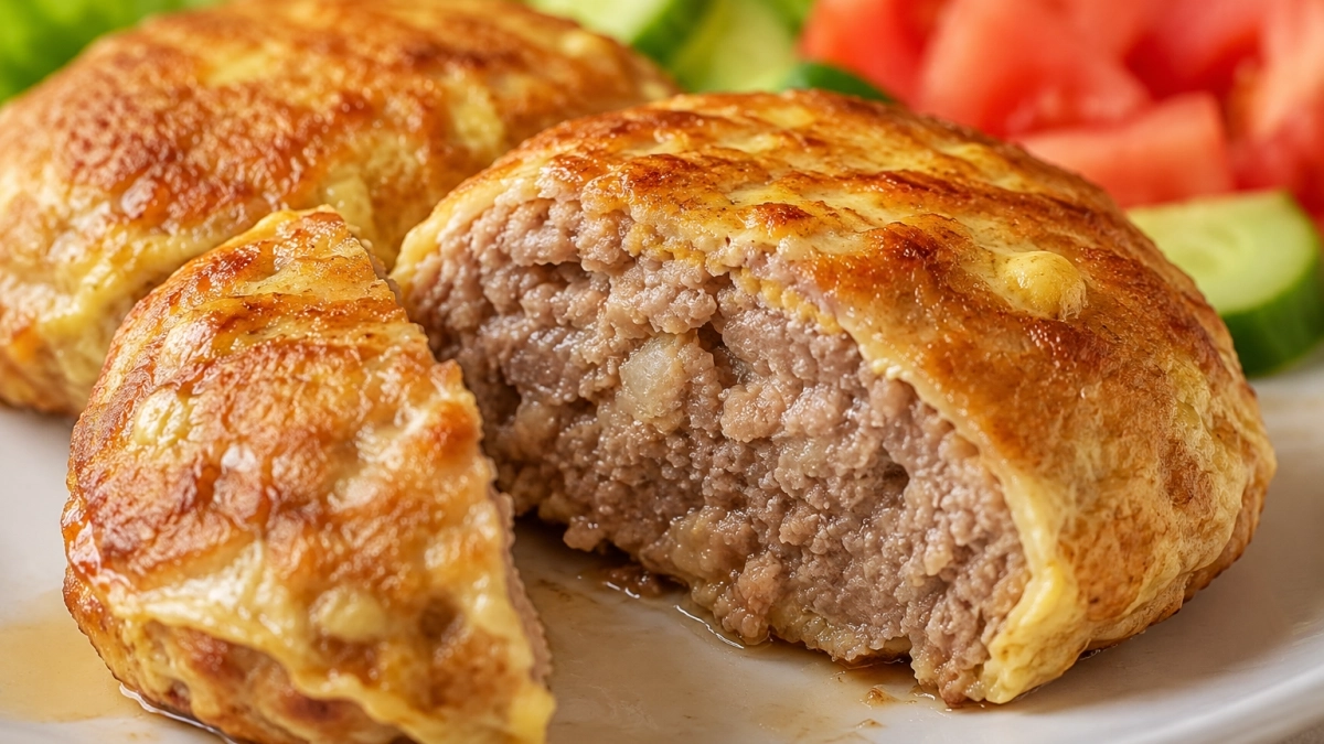Когда котлеты надоели, готовлю бризоль: тот же фарш, но вкус совсем другой и подача намного красивее 