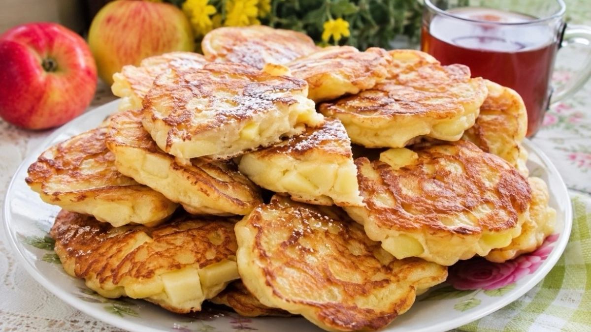 2 яблока, полфужера муки, 30 минут: гора вкуснятины проще шарлотки: духовку даже не включала