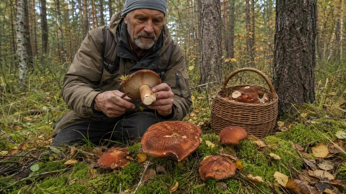 Родственник рыжика — плотный, вкусный и мясистый: грибники его не замечают, а зря 
